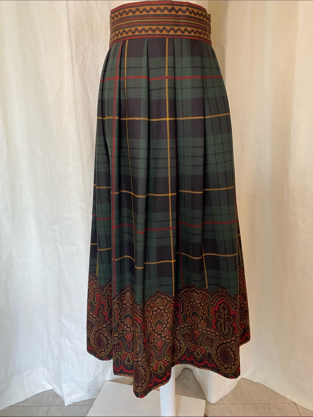 Eleanor Colton Wool Skirt